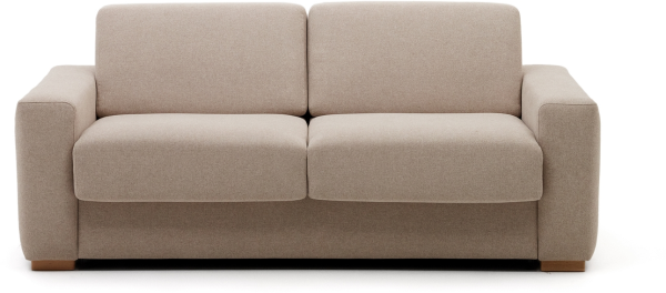 Anley, 2-personers sovesofa, beige, H89x204x97 cm